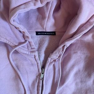 Brandy Melville Lilac Crystal Hoodie